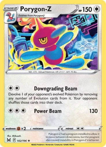 Porygon-Z SWSH11: Lost Origin 142/196 (Near Mint Reverse Holofoil)