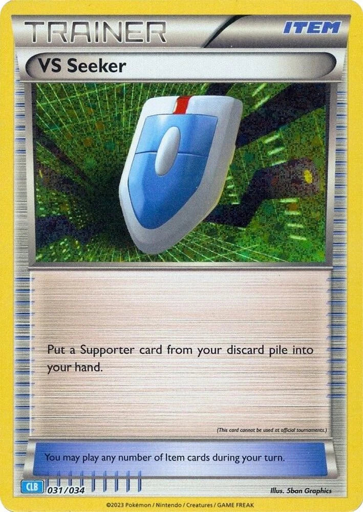 VS Seeker (CLB) Holo Rare Trading Card Game Classic 031/034 NM