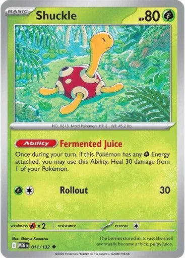 Shuckle - 011/132 ME01: Mega Evolution 011/132 (Near Mint)