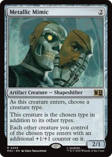 Metallic Mimic (Surge Foil) Commander: Marvel Super Heroes 203 (Near Mint Foil)