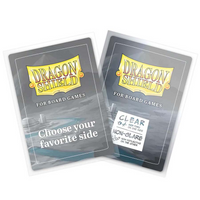 Board Game Sleeves, Common Standard Clear/Non-Glare (100ct) - Dragon Shield