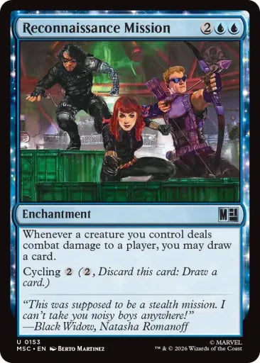 Reconnaissance Mission (Surge Foil) Commander: Marvel Super Heroes 153 (Near Mint Foil)