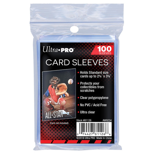 Penny Card Sleeves, Ultra Clear (100ct) - Ultra PRO