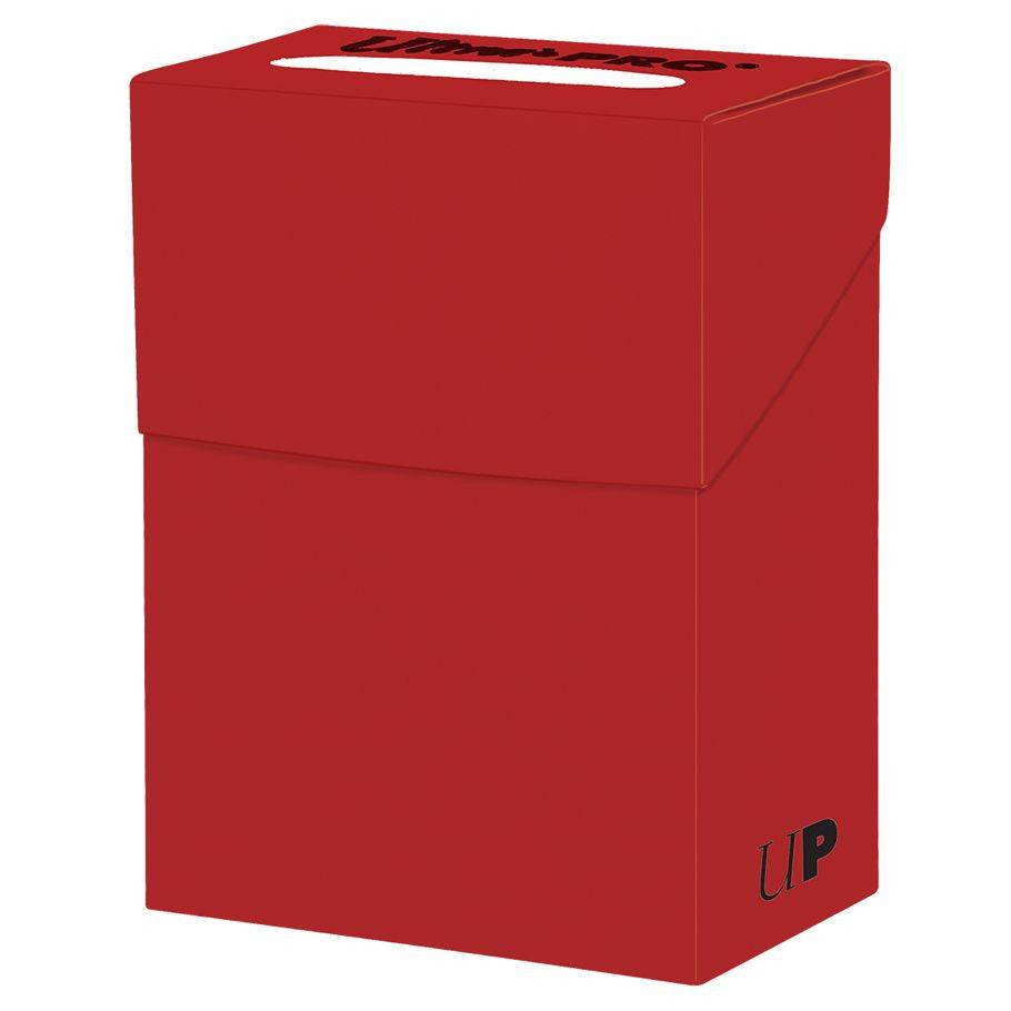 PRO 80+ Deck Box, Solid Red - Ultra PRO