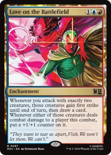 Love on the Battlefield (Surge Foil) Commander: Marvel Super Heroes 87 (Near Mint Foil)