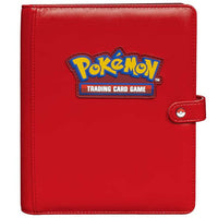 Premium 4-Pocket Snap Binder for Pokémon, Red - Ultra PRO