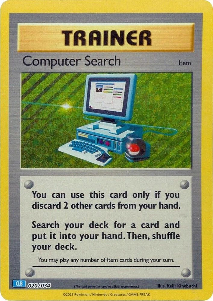 Computer Search (CLB) Classic Collection Trading Card Game Classic 020/034 NM