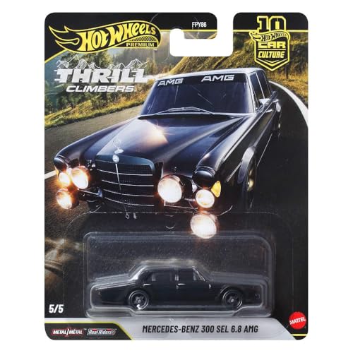 Car Culture Mercedes-Benz 300 SEL 6.8 AMG with Real Riders Tires - Hot Wheels