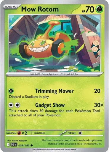 Mow Rotom SV10: Destined Rivals 009/182 (Near Mint)
