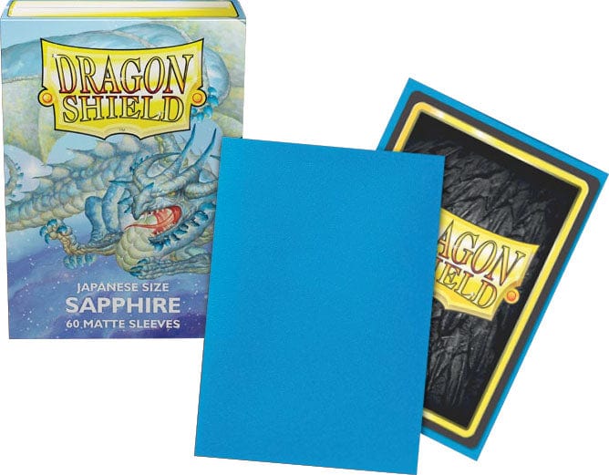 Japanese Matte Card Sleeves, Sapphire (60ct) - Dragon Shield