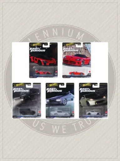 Fast & Furious Premium Themed Assortment, Case of 10 (Styles May Vary) - Hot Wheels
