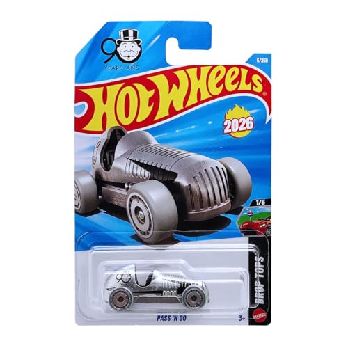 Pass 'N Go, Silver (Drop Tops 1/5, #5/250, 2026) - Hot Wheels