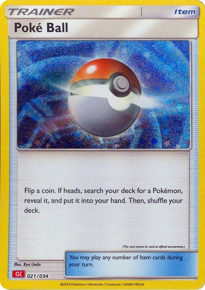 Poke Ball (CLC) Classic Collection Trading Card Game Classic 021/034 NM