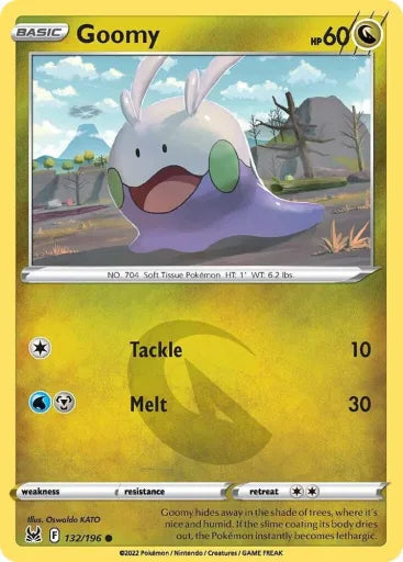 Goomy SWSH11: Lost Origin 132/196 (Near Mint Reverse Holofoil)