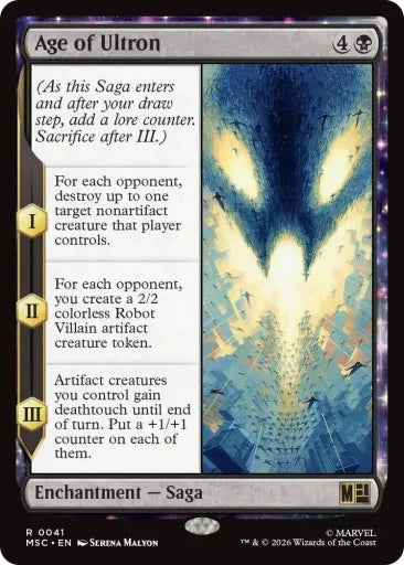 Age of Ultron (Surge Foil) Commander: Marvel Super Heroes 41 (Near Mint Foil)