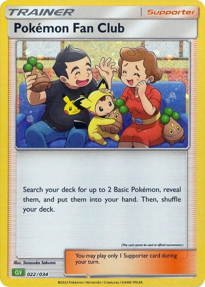 Pokemon Fan Club (CLV) Classic Collection Trading Card Game Classic 022/034 NM