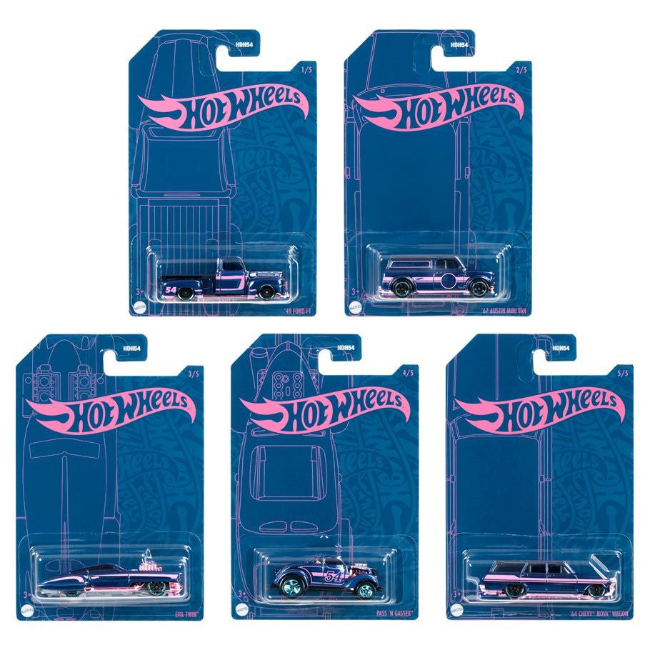 Pearl and Chrome Assortment, Case of 24 (Styles May Vary) - Hot Wheels