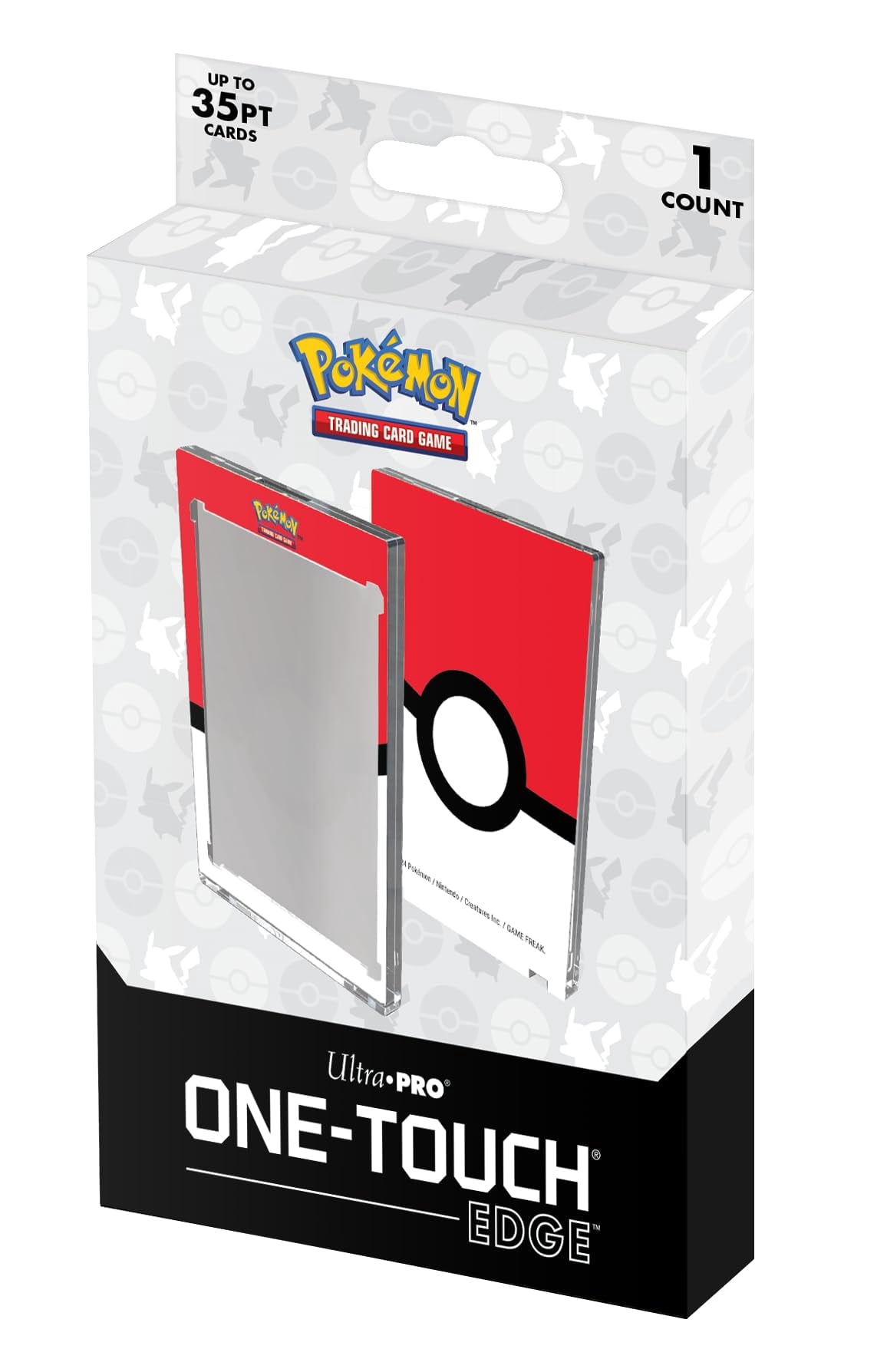 ONE-TOUCH Edge 35pt Magnetic Card Holder, Poké Ball UV - Ultra PRO