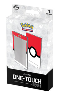 ONE-TOUCH Edge 35pt Magnetic Card Holder, Poké Ball UV - Ultra PRO