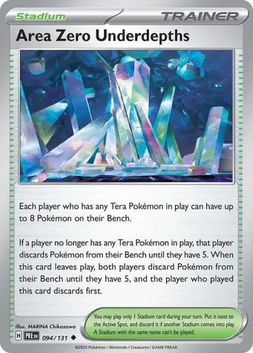 Area Zero Underdepths SV: Prismatic Evolutions 094/131 (Near Mint Reverse Holofoil)