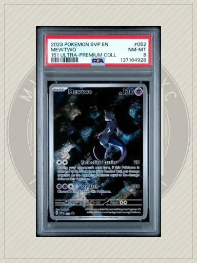 Mewtwo #52 Promo (151 UPC) - Scarlet & Violet Black Star Promo (PSA 8 Near Mint-Mint) - Pokémon