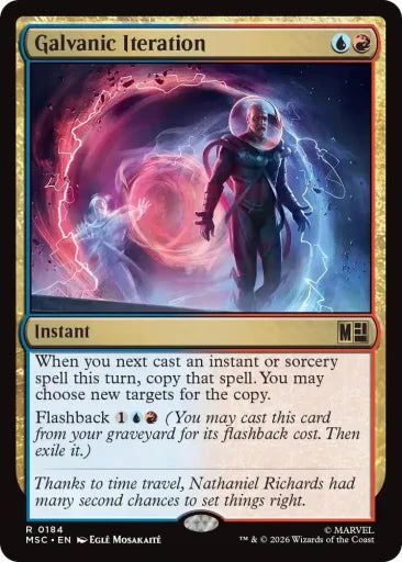Galvanic Iteration (Surge Foil) Commander: Marvel Super Heroes 184 (Near Mint Foil)