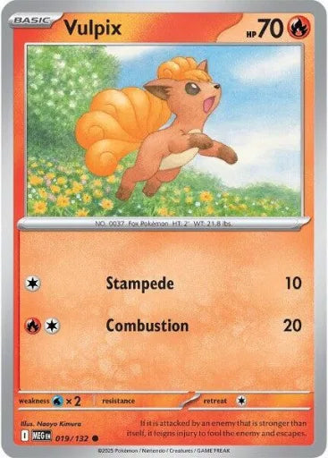Vulpix - 019/132 ME01: Mega Evolution 019/132 (Near Mint)