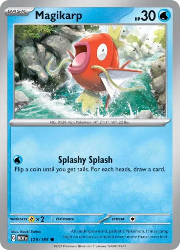 Magikarp SV: Scarlet & Violet 151 129/165 (Near Mint)