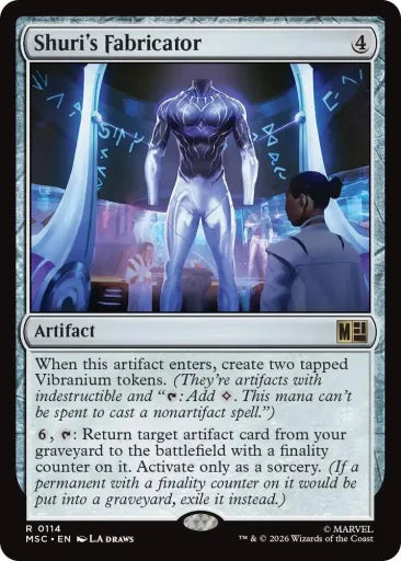 Shuri's Fabricator (Surge Foil) Commander: Marvel Super Heroes 114 (Near Mint Foil)