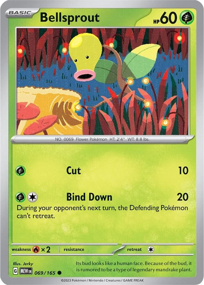 Bellsprout Common SV: Scarlet & Violet 151 069/165 NM