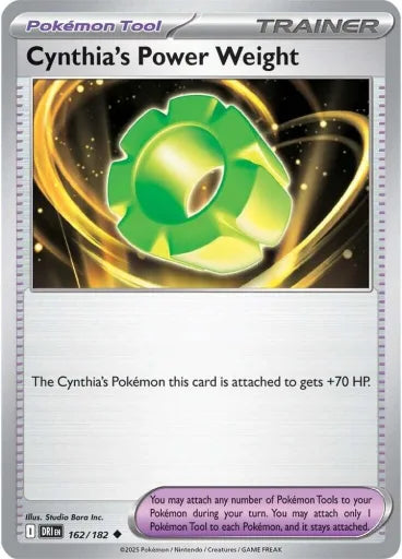 Cynthia's Power Weight SV10: Destined Rivals 162/182 (Near Mint)