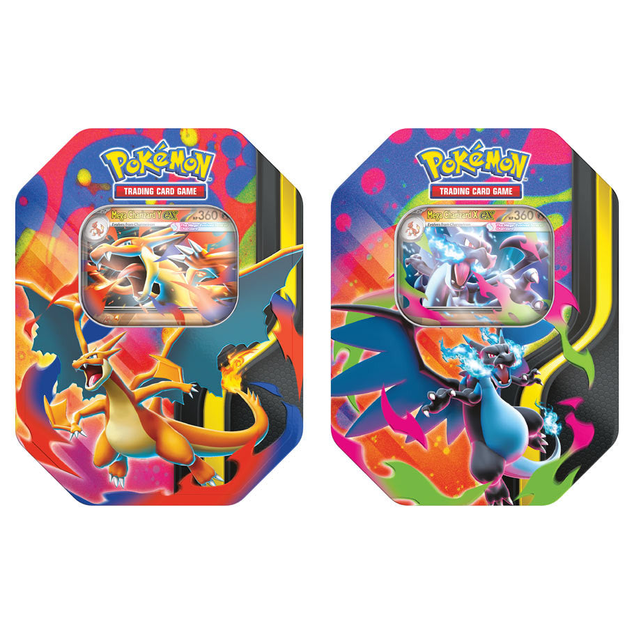 Pokémon TCG: Mega Charizard ex Tin (Randomly Selected)