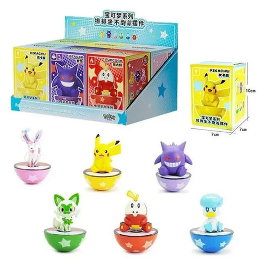 Pokemon Wobble Tumbler Mini Figure Collectible Tabletop Toy