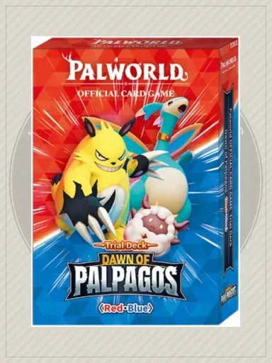 Bushiroad Palworld Trading Card Game Dawn of Palpagos Red & Blue Trial Deck POCGe-TD01 [50 Cards]