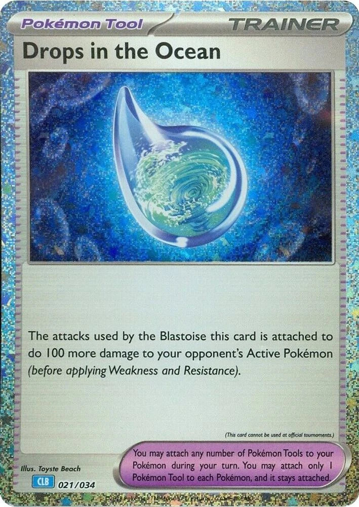 Drops in the Ocean Classic Collection Trading Card Game Classic 021/034 NM