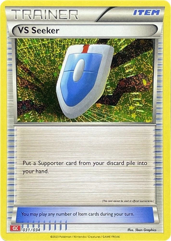 VS Seeker (CLC) Holo Rare Trading Card Game Classic 031/034 NM