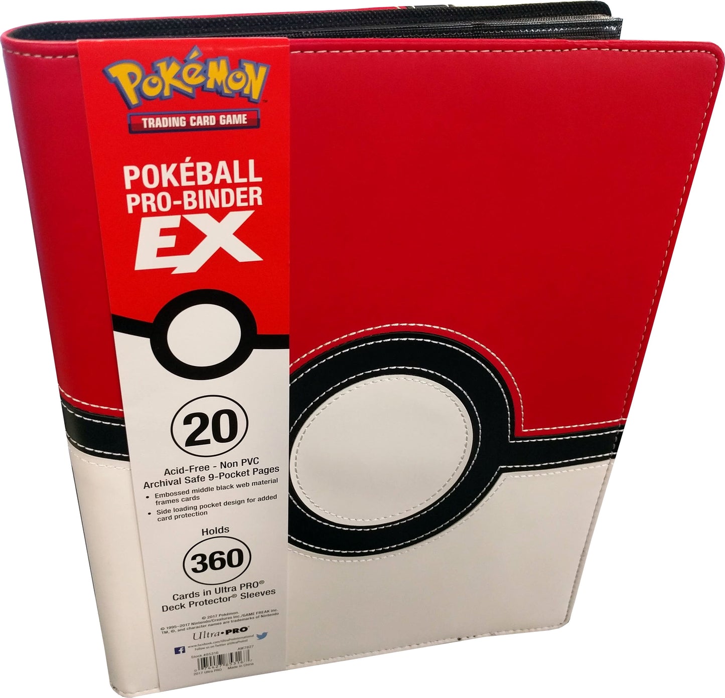 Poké Ball 9-Pocket Premium PRO-Binder for Pokémon - Ultra PRO