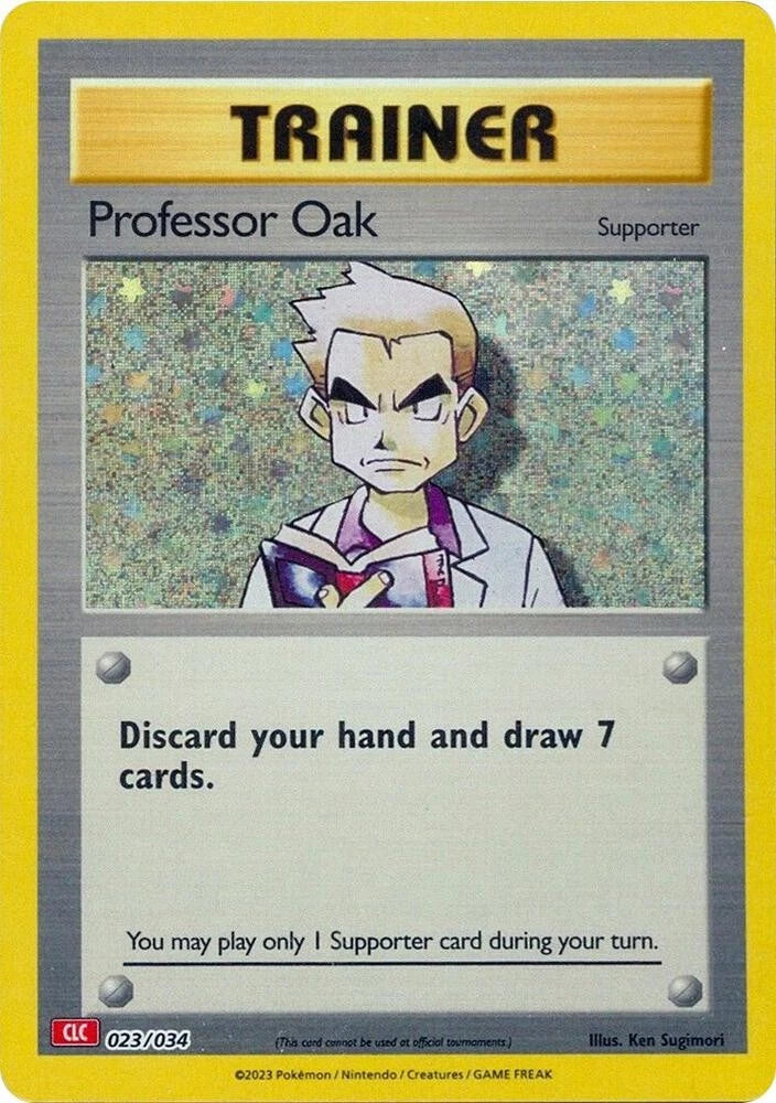 Professor Oak (CLC) Classic Collection Trading Card Game Classic 023/034 NM
