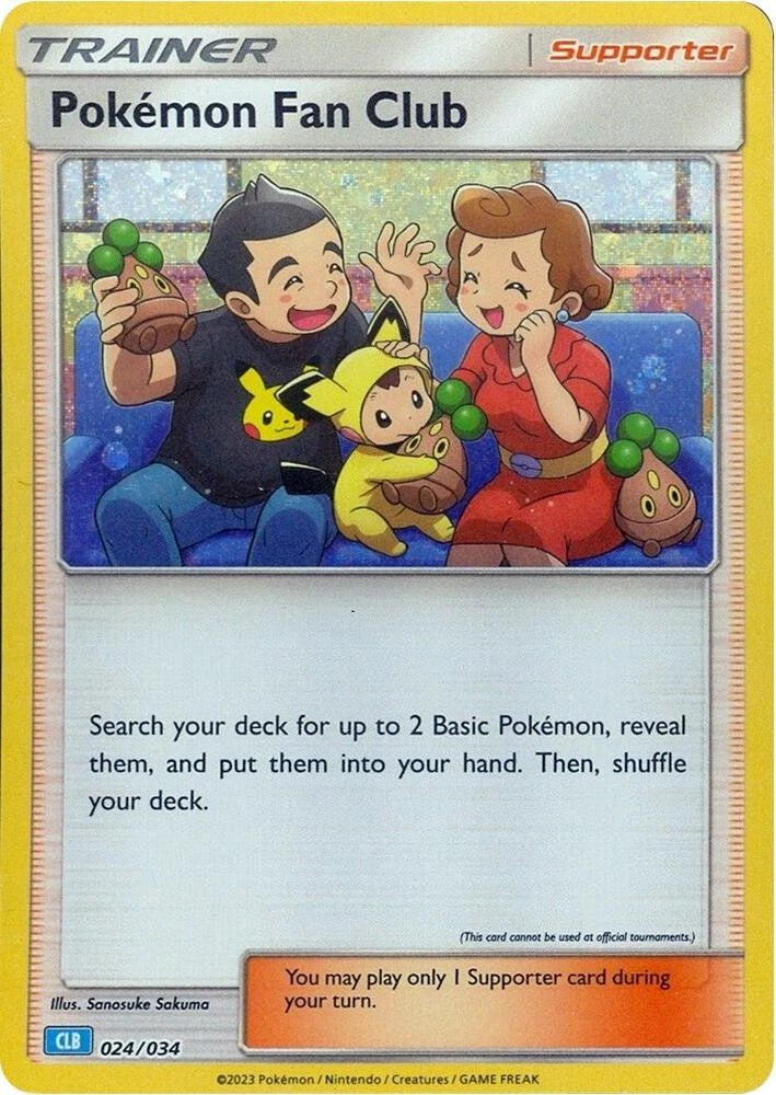 Pokemon Fan Club (CLB) Classic Collection Trading Card Game Classic 024/034 NM