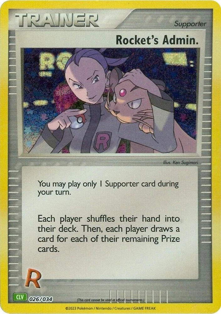 Rocket's Admin. (CLV) Classic Collection Trading Card Game Classic 026/034 NM
