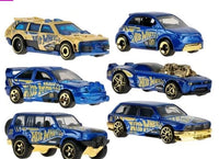 58th Anniversary Blue and Chrome 2026 Mix 2 Set of 5 - Hot Wheels
