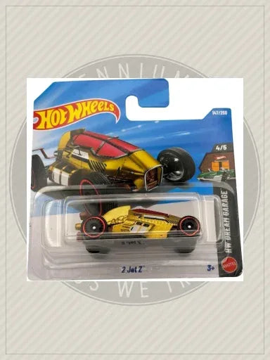 2026 Hot Wheels 2 JET Z #147 HW Dream Garage - Metalflake Gold TREASURE HUNT