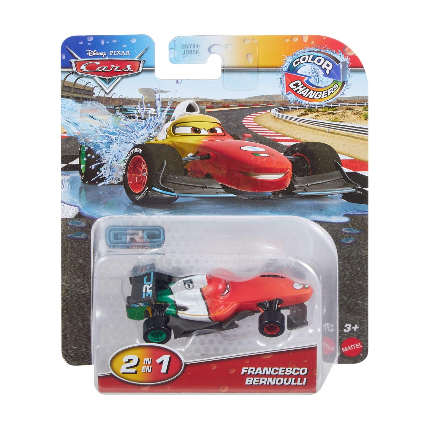 Disney and Pixar Cars Color Changers Vehicle, 1:55 Scale (Styles May Vary) - Mattel