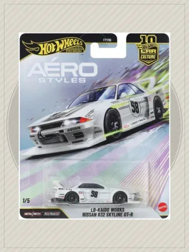 Hot Wheels Premium Car Culture LB-Kaido Works Nissan R32 Skyline GT-R