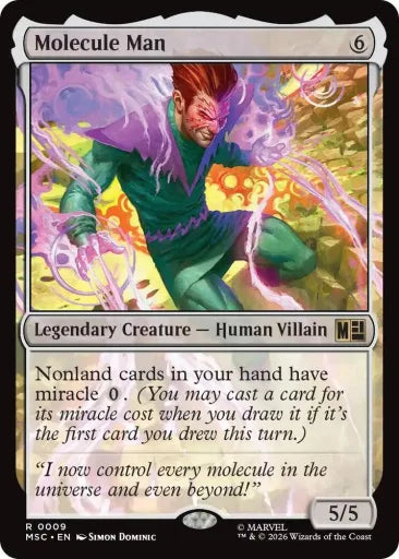 Molecule Man (Surge Foil) Commander: Marvel Super Heroes 9 (Near Mint Foil)