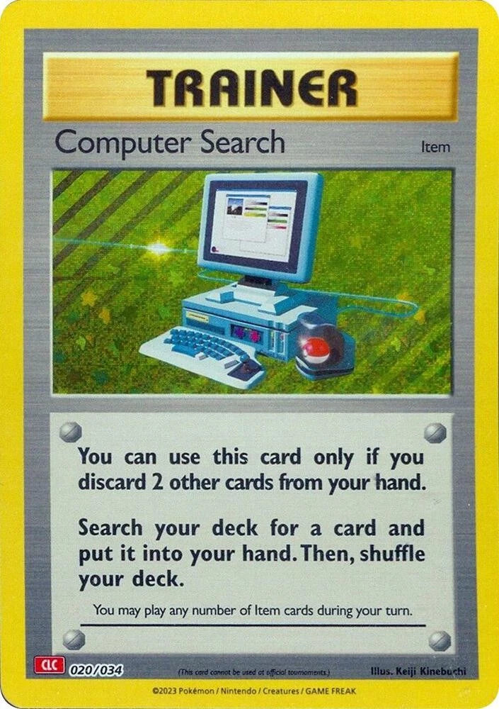 Computer Search (CLC) Classic Collection Trading Card Game Classic 020/034 NM