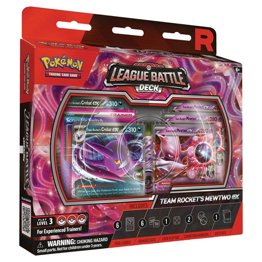 Pokémon TCG: Team Rocket’s Mewtwo ex League Battle Deck