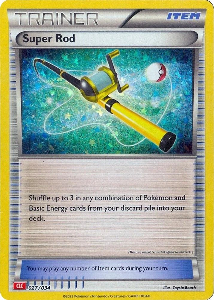 Super Rod (CLC) Classic Collection Trading Card Game Classic 027/034 NM