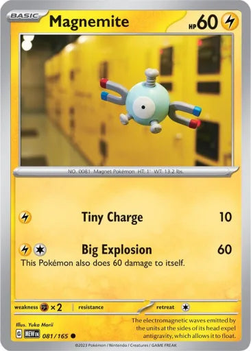 Magnemite SV: Scarlet & Violet 151 081/165 (Near Mint)