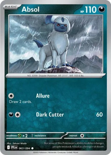 Absol ME02: Phantasmal Flames 063/094 (Near Mint)